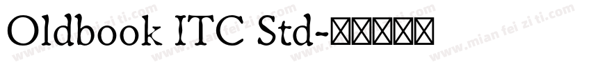 Oldbook ITC Std字体转换